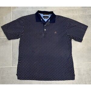 Tommy Hilfiger Mens Golf Tee Polo Vintage Shirt Mens Large Navy Blue